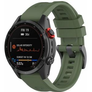 Garmin Siliconen sportbandje - Leger groen - Garmin Approach S60 & S62 / Instinct / Instinct 2 (Solar)