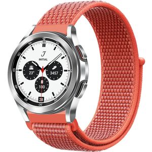 Samsung Sport Loop nylon bandje - Rood - Samsung Galaxy Watch 4 Classic - 42mm / 46mm