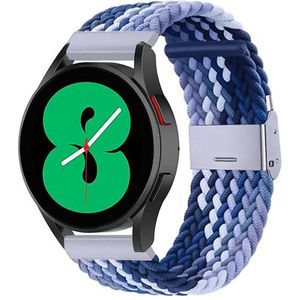 Garmin Forerunner 55 / 245 / 645 - Braided nylon bandje - Blauw gemêleerd