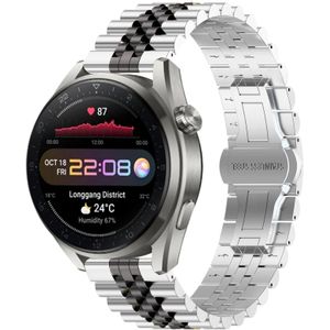 Stalen band - Zilver / zwart - Huawei Watch GT 2 Pro / GT 3 Pro - 46mm