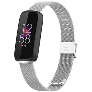 Fitbit Luxe - Milanese bandje met klemsluiting - Zilver