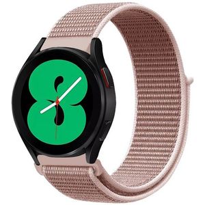 Samsung Sport Loop nylon bandje - Zacht roze - Samsung Galaxy Watch - 46mm / Samsung Gear S3