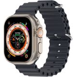 Apple watch Ocean bandje - Donkerblauw - Geschikt voor Apple Watch 42mm / 44mm / 45mm / 49mm