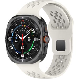 Samsung Siliconen sportband Holes Style - Sterrenlicht - Samsung Galaxy Watch Ultra 47mm