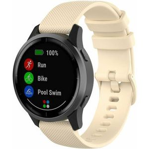 Samsung Sportband met motief - Beige - Samsung Galaxy Watch 6 Classic - 47mm & 43mm