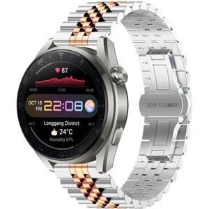 Huawei Watch GT 3 Pro - 43mm - Stalen band - Zilver / ros�é goud