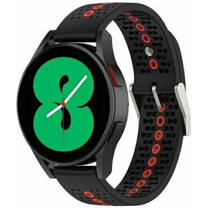 Dot Pattern bandje - Zwart met rood - Xiaomi Redmi Watch 5 Active / Redmi Watch 5 Lite