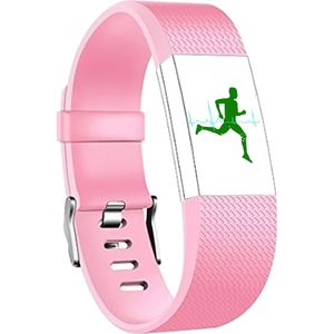 Fitbit Charge 2 sportbandje - Maat: Small - Lichtroze