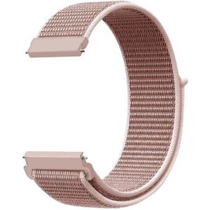 Samsung Sport Loop nylon bandje - Zacht roze - Samsung Galaxy Watch - 42mm