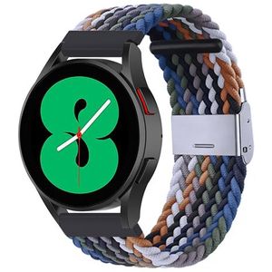 Samsung Braided nylon bandje - Multicolor Dark - Samsung Galaxy Watch 3 - 45mm