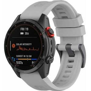 Garmin Siliconen sportbandje - Grijs - Garmin Approach S60 & S62 / Instinct / Instinct 2 (Solar)