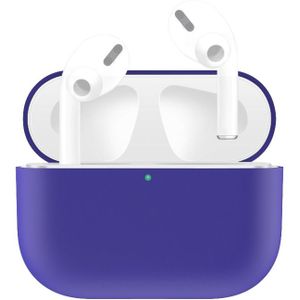 Apple AirPods Pro / AirPods Pro 2 Solid series - Siliconen hoesje - Paars