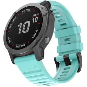 Garmin Siliconen bandje - Lichtblauw - Garmin Fenix 7X / 6X / 5X