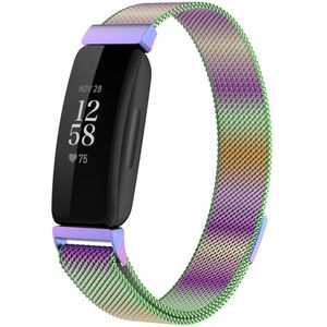Fitbit Inspire 2 & Ace 3 Milanese bandje - Maat: Small  - Multi color