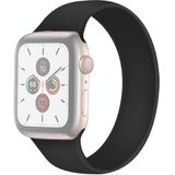Apple watch Solo Loop Link serie bandje - Maat: L - Zwart - Geschikt voor Apple Watch 42mm / 44mm / 45mm / 49mm