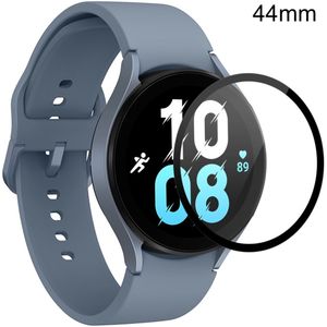 Screen protector tempered glass - Full cover - Geschikt voor de Samsung Galaxy Watch 5 - 44mm