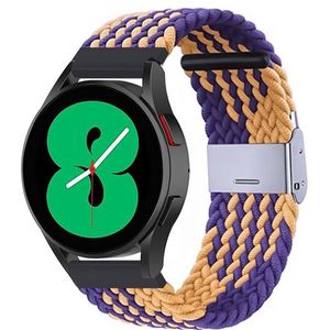 Braided nylon bandje - Oker / paars - Xiaomi Redmi Watch 5 Active / Redmi Watch 5 Lite