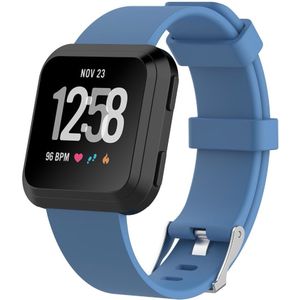 Fitbit Versa 1 / 2 & Lite rubberen sport bandje - Blauw