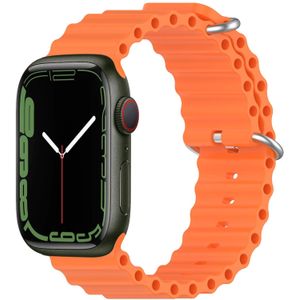 Ocean bandje - Oranje - Geschikt voor Apple Watch 38mm / 40mm / 41mm
