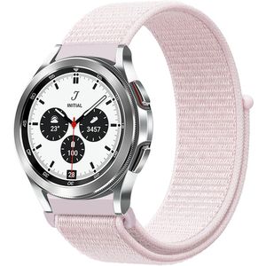 Samsung Sport Loop nylon bandje - Lichtroze - Samsung Galaxy Watch 4 Classic - 42mm / 46mm