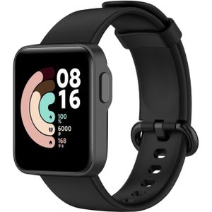 Classic siliconen sportbandje - Zwart - Xiaomi Mi Watch Lite / Redmi Watch