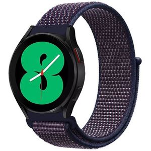 Garmin Garmin Venu 2 & 3 - Sport Loop nylon bandje - Navy / donkerpaars gemêleerd