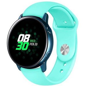 Rubberen sportband - Aqua blauw - Xiaomi Mi Watch / Xiaomi Watch S1 / S1 Pro / S1 Active / Watch S2