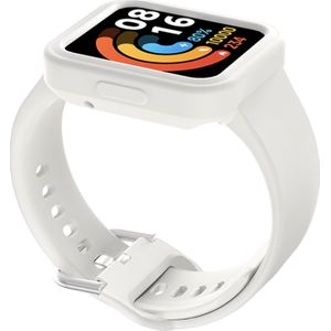 Siliconen band met case - Wit - Xiaomi Redmi Watch 2 (Lite)