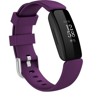 Fitbit Inspire 2 & Ace 3 - Sportbandje met gesp - Maat: Large - Paars