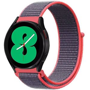 Samsung Sport Loop nylon bandje - Magenta - Samsung Galaxy Watch 3 - 45mm