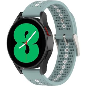 Samsung Dot Pattern bandje - Groenblauw - Samsung Galaxy Watch 4 - 40mm & 44mm