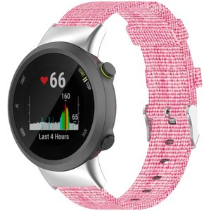 Garmin Nylon canvas bandje - Roze - Garmin Forerunner 45 / 45S