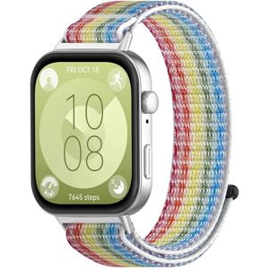 Sport loop nylon bandje - Multicolor - Huawei Watch Fit 3 - Huawei bandje