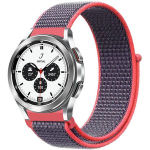 Samsung Sport Loop nylon bandje - Magenta - Samsung Galaxy Watch 4 Classic - 42mm / 46mm