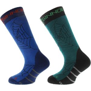SINNER - Skisokken - Junior - Dubbelverpakking - Ademend - Ergonomisch Ontwerp