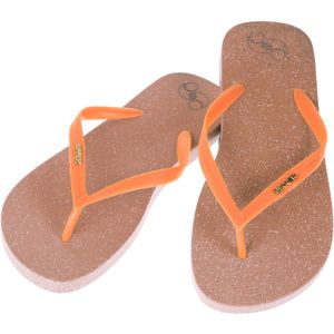 Padank Slippers - Bruin Oranje