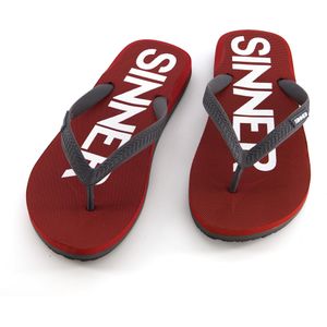 MAJOR SLIPPERS - DONKER ROOD