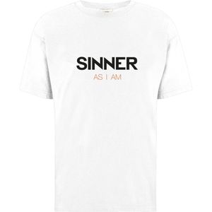 Sinner T-shirt Sinner As I Am - Wit Xxl