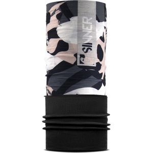 Fleece Bandana - Animal Camo -  Zwart - Grijs