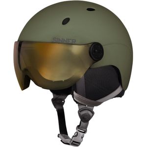 Titan Visor Skihelm Vizierhelm - Mosgroen - 61 - L