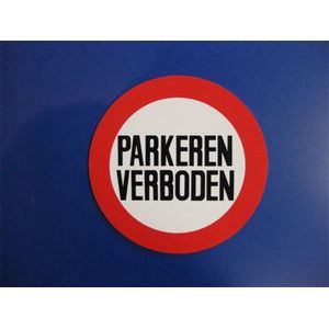 Bord Rond 23,6 Pvc Parkeren Verboden