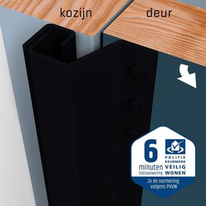 Secustrip Plus - Achterdeur - 230cm - 14-20mm - SKG* - Wit
