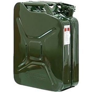 Jerrycan 20L Staal Un-Keuring Groen