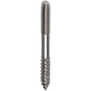 Stokeind M8X90mm RVS A2 Zeskant 100 stuks