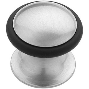 Mandelli Deurstopper rond 28x29mm Satinchrome