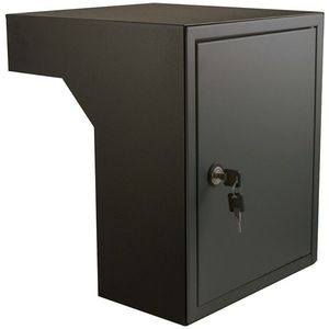 Flexibele Post Inbouw - Doorvoerkast Stoer! Antraciet Grijs 350-500mm.