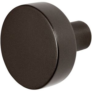 Vlakke knop 52x16 mm vast incl. metaalschroef M10 Dark blend