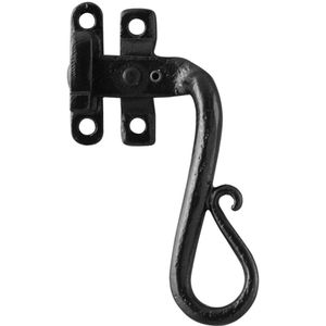 Raamboom linksdraaiend met brug - KP6062L - Smeedijzer zwart