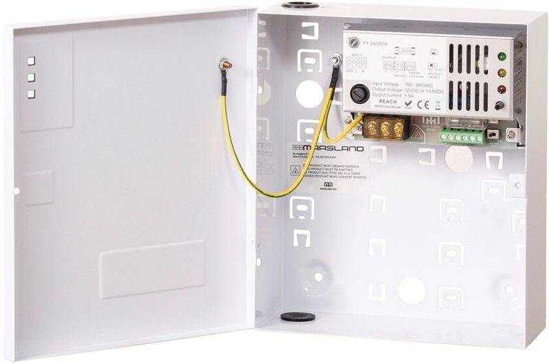 Maasland - Ps1215Ns - Netvoeding - 5Amp - 12V - Plaatstalen Kast