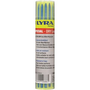 Lyra Dry Stift Watervast - Blauw - 12 stuks